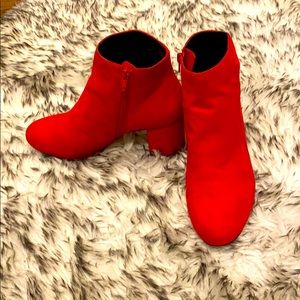 INC RED Hot boots